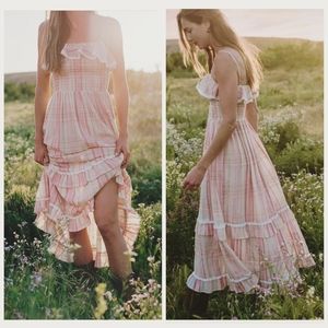 Christy Dawn Violet Dress in Amaryllis Plaid